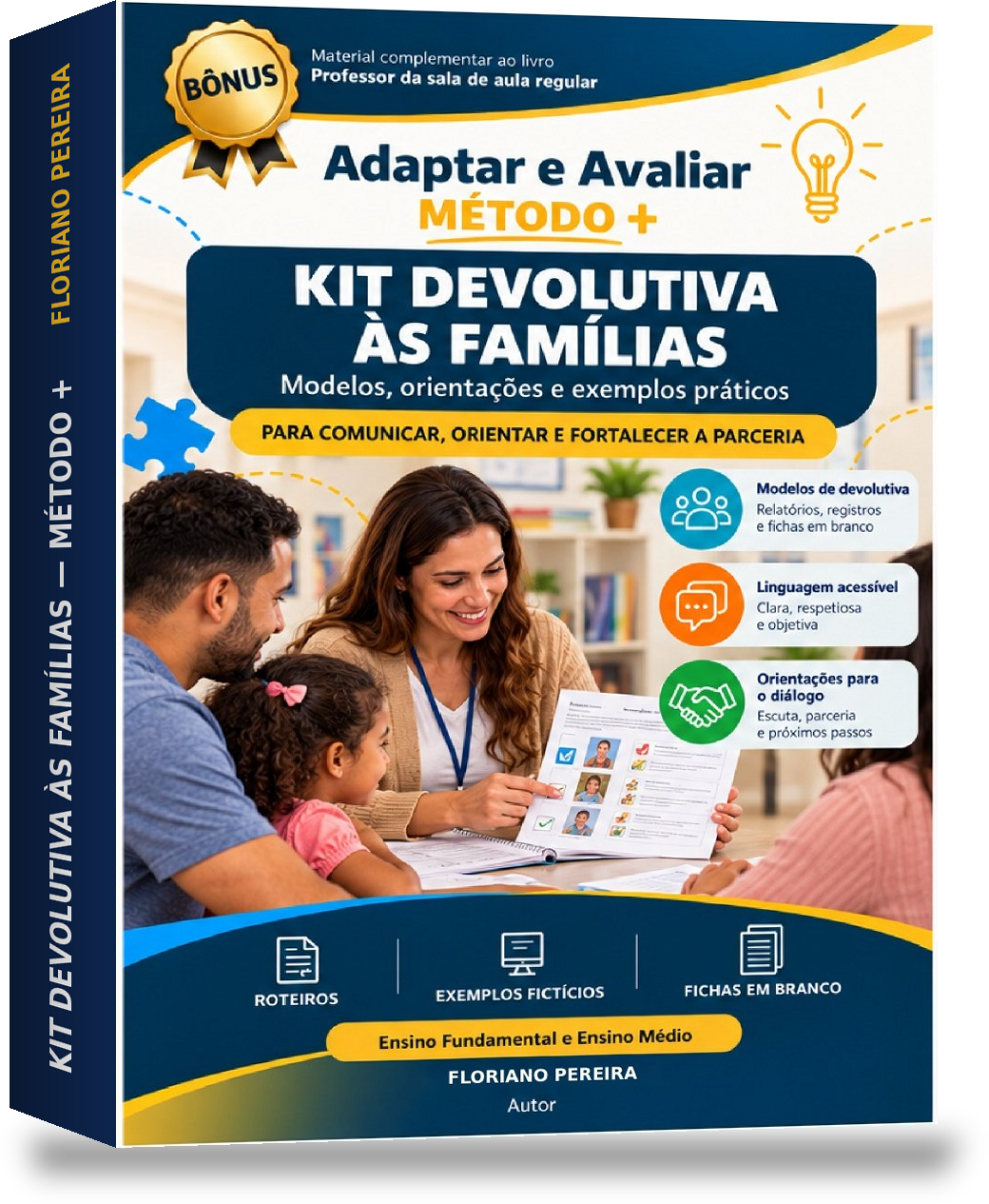 Capa do Kit Devolutiva às Famílias